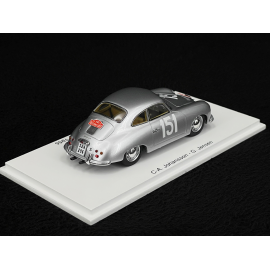 Porsche 356 1300 N°151 Rallye Monte Carlo 1955 1/43 Spark S6135