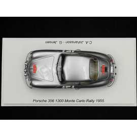 Porsche 356 1300 N°151 Rallye Monte Carlo 1955 1/43 Spark S6135