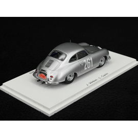 Porsche 356 1300 N°261 Rallye Monte Carlo 1955 1/43 Spark S6139