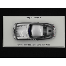 Porsche 356 1300 N°261 Rallye Monte Carlo 1955 1/43 Spark S6139