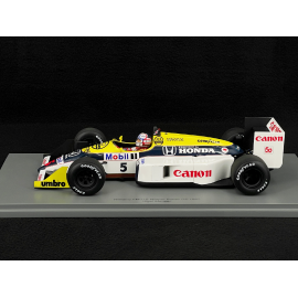 Nigel Mansell Williams FW11B Honda n°5 Winner British GP 1987 1:18 Spark 18S740
