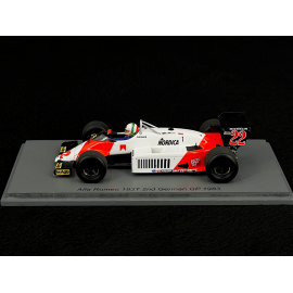 Alfa Romeo 183T F1 V8 Turbo N °22 2d GP Deutschland 1988 1/43 Spark S8804