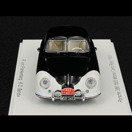 Porsche 356 1500 N °422 Rallye Monte Carlo 1953 1/43 Spark S6133