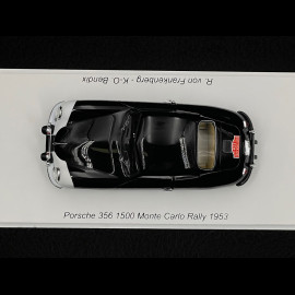 Porsche 356 1500 N °422 Rallye Monte Carlo 1953 1/43 Spark S6133
