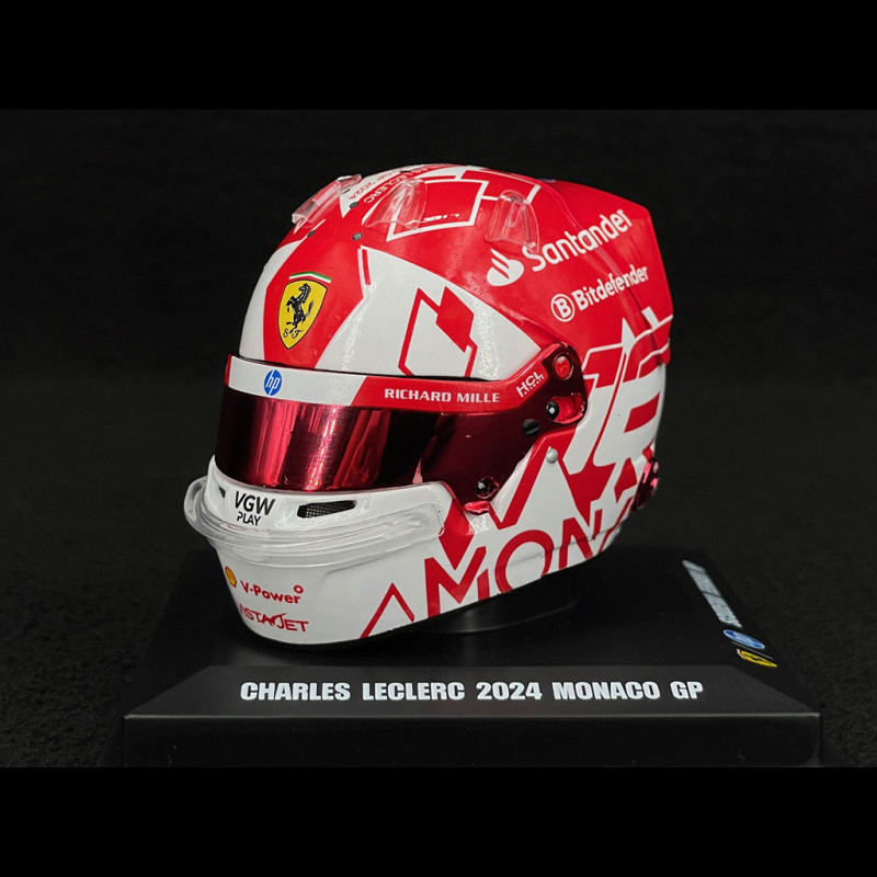 Ferrari Helmet n°16 Charles Leclerc Special Edition Winner Monaco GP - LSHEL001