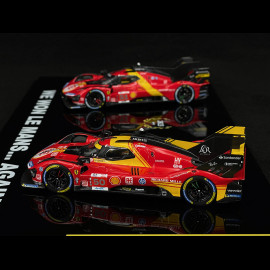 Ferrari 499P n°51 2023 & n°50 2024 Sieger 24h Le Mans 1:43 BBR BBRC304FM