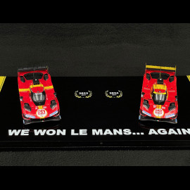 Ferrari 499P n°51 2023 & n°50 2024 Sieger 24h Le Mans 1:43 BBR BBRC304FM