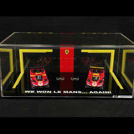 Ferrari 499P n°51 2023 & n°50 2024 Sieger 24h Le Mans 1:43 BBR BBRC304FM