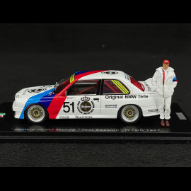 BMW M3 E30 n°51 WTCC Monza Test 1987 Figur Niki Lauda 1:43 Spark SI020