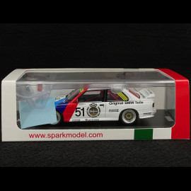 BMW M3 E30 n°51 WTCC Monza Test 1987 Figur Niki Lauda 1:43 Spark SI020