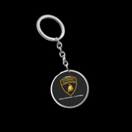 Lamborghini Schlüsselanhänger Wappen Jeton Schwarz LC283104
