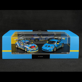 Set Porsche 911 GT3 RS Type 992 2023 / Porsche 911 GT3 RS Type 996 n° 66 Sieger Daytona 2003 1/43 Minichamps WAP0205120SGT3