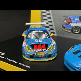 Set Porsche 911 GT3 RS Type 992 2023 / Porsche 911 GT3 RS Type 996 n° 66 Sieger Daytona 2003 1/43 Minichamps WAP0205120SGT3