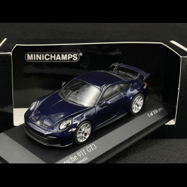 Porsche 911 GT3 Type 992 2021 Gentian Blue Metallic 1/43 Minichamps 410069208