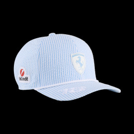 Ferrari Hat Charles Leclerc n° 16 GP Monaco Puma Pastel Blue / White 701233013-001