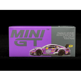 Porsche 911 GT3 R Typ 992 n°27 GP Macau 2023 1:64 Mini GT MGT00793-L