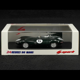 Jaguar D-Type n°6 Winner 24H Le Mans 1955 Hawthorn / Bueb 1:43 Spark 43LM55