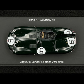 Jaguar D-Type n°6 Winner 24H Le Mans 1955 Hawthorn / Bueb 1:43 Spark 43LM55
