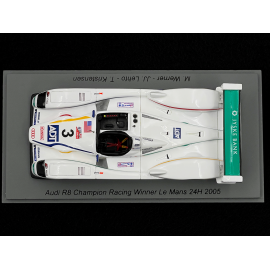 Audi R8 n°3 Sieger 24h Le Mans 2005 1:43 Spark 43LM05