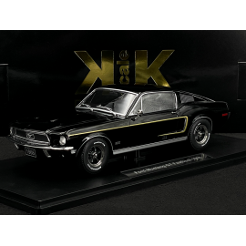 Ford Mustang GT Fastback Coupe 1968 Black 1:18 KK Scale KKDC181393