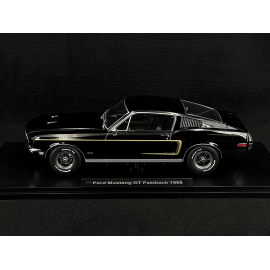 Ford Mustang GT Fastback Coupe 1968 Black 1:18 KK Scale KKDC181393