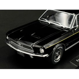 Ford Mustang GT Fastback Coupe 1968 Black 1:18 KK Scale KKDC181393