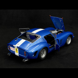 Ferrari 250 GTO 1962 Blau Metallic / Weiß 1:12 KK Scale KKDC120122BW