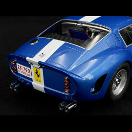Ferrari 250 GTO 1962 Blau Metallic / Weiß 1:12 KK Scale KKDC120122BW