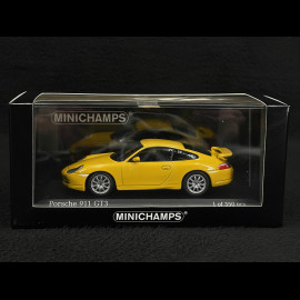 Porsche 911 GT3 Type 996 2003 Speed Yellow 1/43 Minichamps 430068012