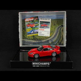Boxed Set Porsche 911 GT3 Type 996 Phase 1 1999 Indian Red 1/43 Minichamps 430068011