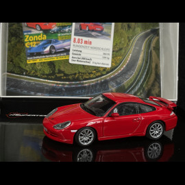 Boxed Set Porsche 911 GT3 Type 996 Phase 1 1999 Indian Red 1/43 Minichamps 430068011