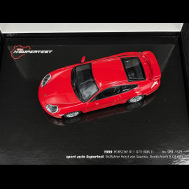 Boxed Set Porsche 911 GT3 Type 996 Phase 1 1999 Indian Red 1/43 Minichamps 430068011