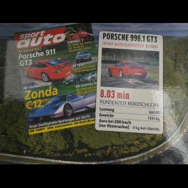 Boxed Set Porsche 911 GT3 Type 996 Phase 1 1999 Indian Red 1/43 Minichamps 430068011