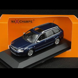 Audi RS6 Avant 2002 Blaumetallic 1/43 Minichamps 940011710
