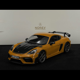 Porsche 718 Cayman GT4 RS 2023 Weissach Package Bahama Yellow 1:18 Norev 187252