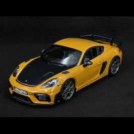 Porsche 718 Cayman GT4 RS 2023 Weissach Package Bahama Yellow 1:18 Norev 187252