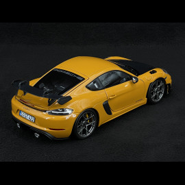 Porsche 718 Cayman GT4 RS 2023 Weissach Package Bahama Yellow 1:18 Norev 187252