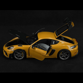 Porsche 718 Cayman GT4 RS 2023 Weissach Package Bahama Yellow 1:18 Norev 187252