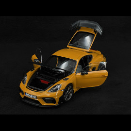 Porsche 718 Cayman GT4 RS 2023 Weissach Package Bahama Yellow 1:18 Norev 187252