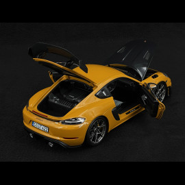Porsche 718 Cayman GT4 RS 2023 Weissach Package Bahama Yellow 1:18 Norev 187252