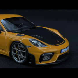 Porsche 718 Cayman GT4 RS 2023 Weissach Package Bahama Yellow 1:18 Norev 187252
