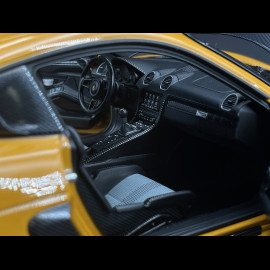 Porsche 718 Cayman GT4 RS 2023 Weissach Package Bahama Yellow 1:18 Norev 187252