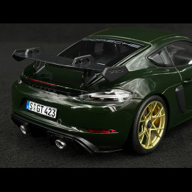 Porsche 718 Cayman GT4 RS 2023 Weissach Package Brewster Green 1:18 Norev 187250