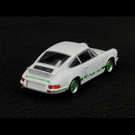 Porsche 911 Carrera RS 2.7 1973 Grand Prix White / Green Stripes 1:64 Mini GT MGT00801