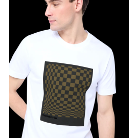 Porsche T-Shirt 911 Spirit 70 Heritage Pascha Weiß / Olive Neo WAP5153RS70 - unisex