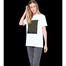 Porsche T-Shirt 911 Spirit 70 Heritage Pascha Weiß / Olive Neo WAP5153RS70 - unisex