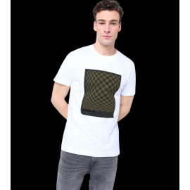 Porsche T-Shirt 911 Spirit 70 Heritage Pascha Weiß / Olive Neo WAP5153RS70 - unisex