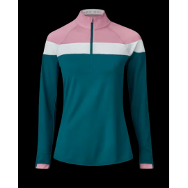 Mercedes-Benz Jumper Low Cost Half zip Puma Colorblock Blue / Pink B66450638 - women