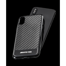 Mercedes AMG phone case for iPhone X / XS carbon fiber black Mercedes-Benz B66953702