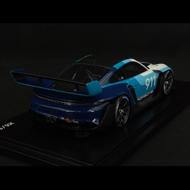 Porsche 911 GT3 R Rennsport Typ 992 Speed Icon Design 2024 Blau 1/18 Spark WAP0215030SGTR